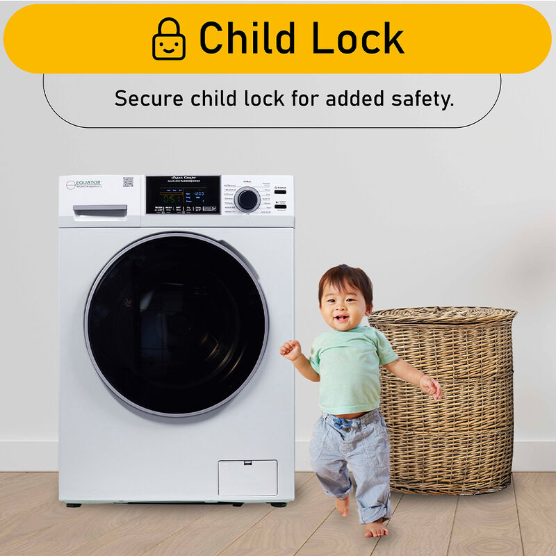 Equator 15-lb. All-in-One Combo Washer Dryer, White image number 14