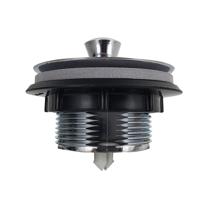 ICON Technologies RV Drain for Tub, Plastic with Pop Stopper, 1-1/2", Chrome image number 2