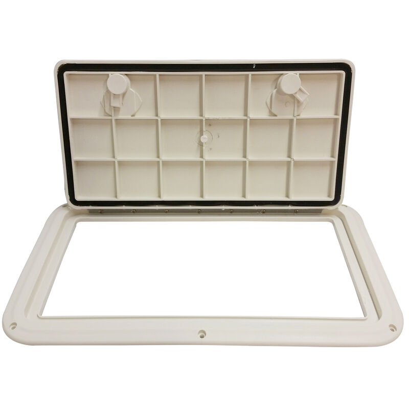 DPI Marine DPF Marine Creamy White Fulsh Series Hatch Door, 12-7/8" x 17-1/2" O.D. frame image number 2
