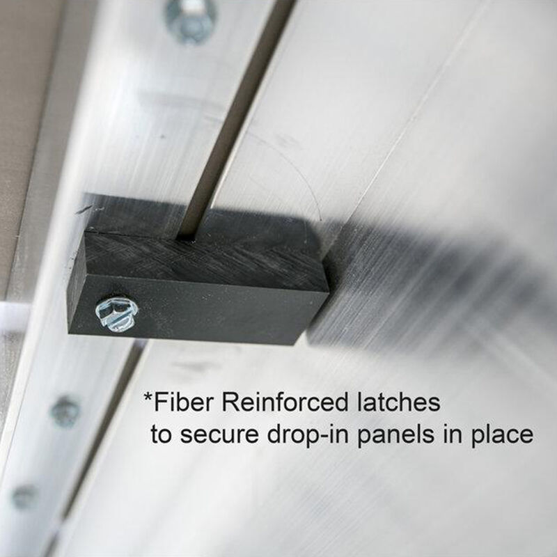 Tommy Docks 8' Straight Aluminum Frame With Cedar Decking Complete Dock Package image number 5