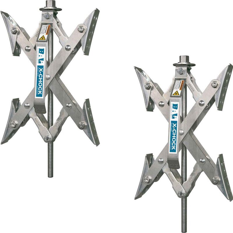 X-Chock Tire Locking Chocks, 2-Pack image number 1