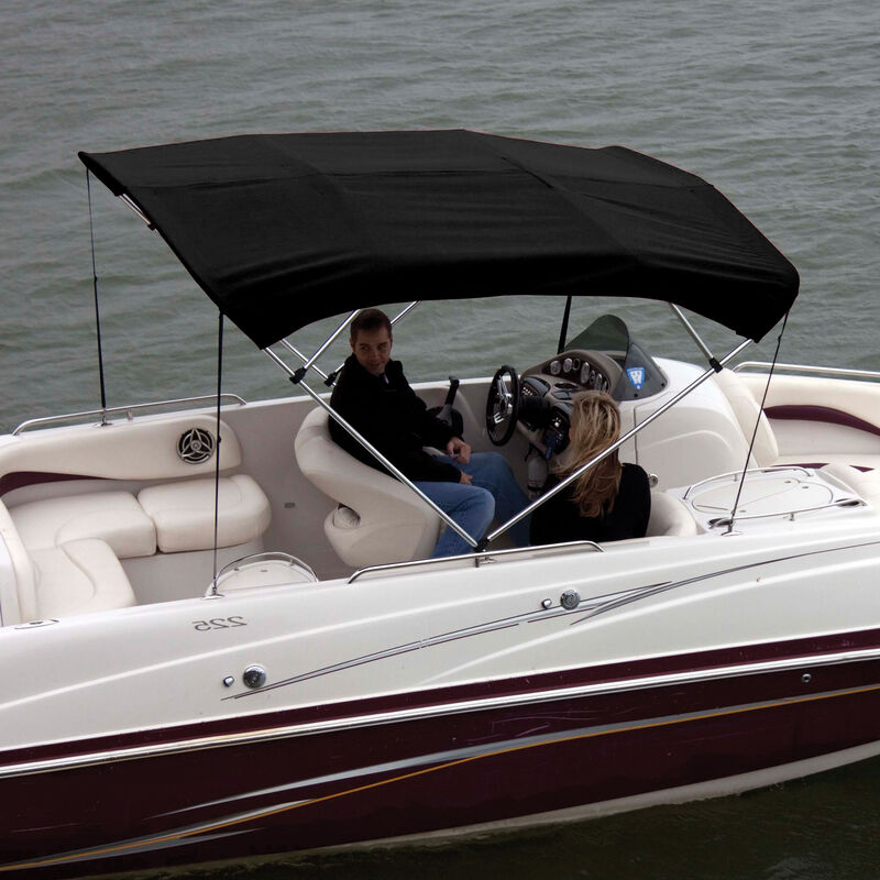 Shademate Bimini Top Polyester Fabric/Boot Only, 4-Bow 8'L x 54"H, 61"-66"W image number 1