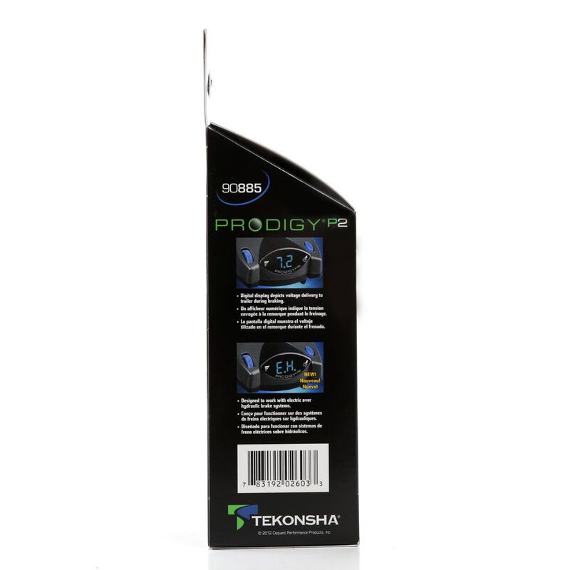 Tekonsha Prodigy P2 Electric Trailer Brake Controller, Proportional image number 4