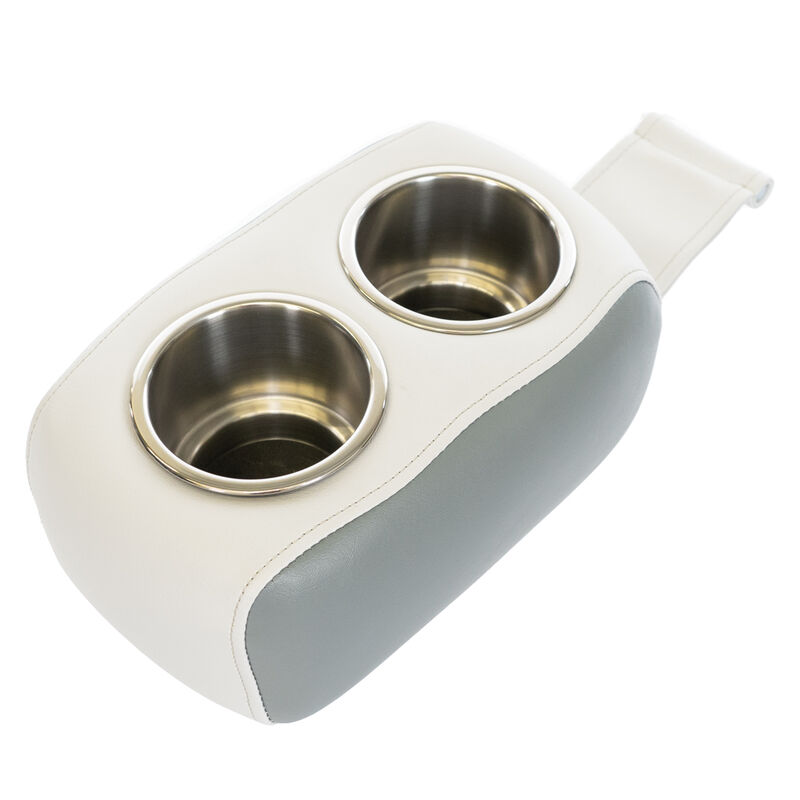 Toonmate Pontoon Seat Portable Dual Cup Holder w/Stainless Steel Inserts image number 3
