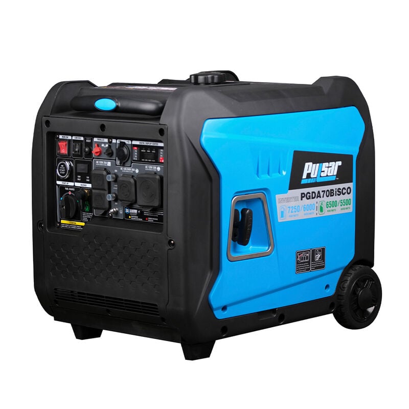 Pulsar 7,250-Watt Super Quiet Dual Fuel Inverter Generator with CO Alert and Remote Start image number 3