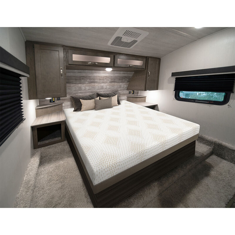 Cozyway 12" Copper Gel Foam Coil Mattress, Short Queen | Mattress in a box image number 10