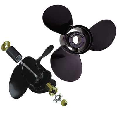Michigan Vortex 3-Blade Prop, Exchangeable Hub / Aluminum, 10.125 dia x 12, RH