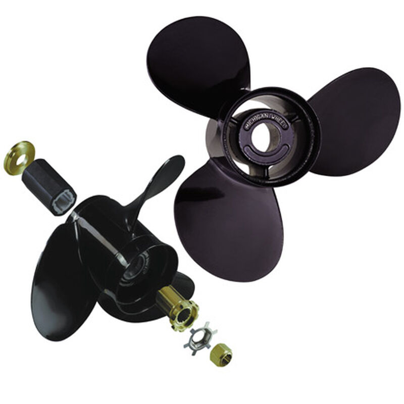 Michigan Vortex 3-Blade Prop, Exchangeable Hub / Aluminum, 10.125 dia x 12, RH image number 1