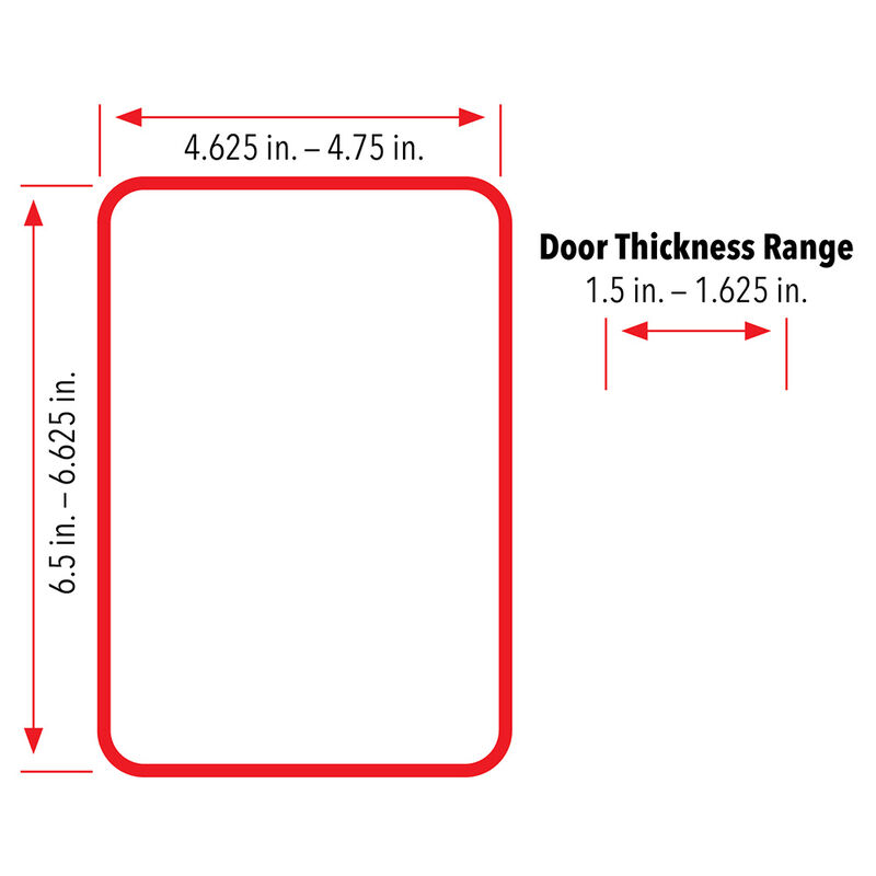 MRL Ultra Pro ES Motorhome Electronic Entry Door Lock image number 5