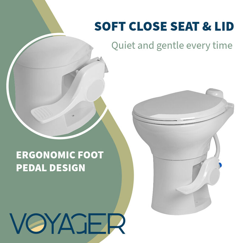 Invision Voyager Residential-Height Toilet with Porcelain Bowl image number 3