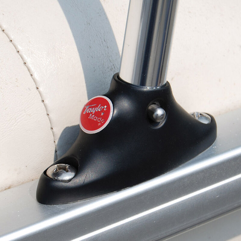 Pontoon Flag Pole Socket with Flag, 24" with 12"x18" US Flag image number 2