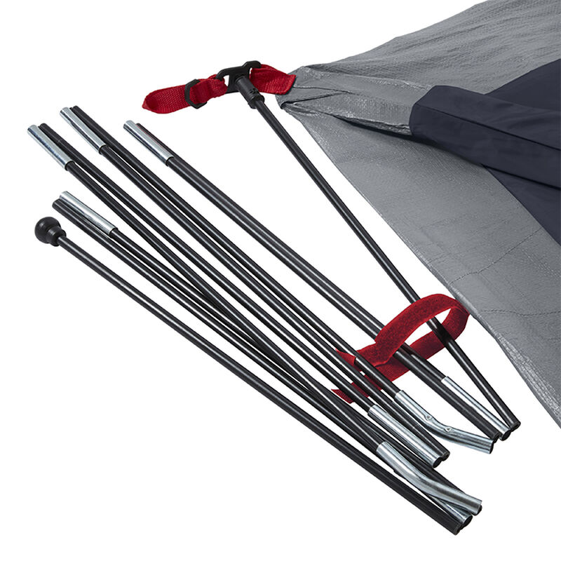 Coleman Dark Room Skydome 4-Person Camping Tent, Blue image number 10