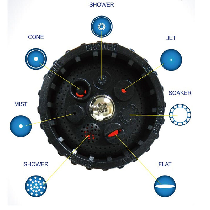 Dura Faucet RV Exterior Spray Faucet with Coil Hose and Multi Spray Nozzle, Black  image number 2