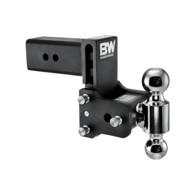 B&W Hitches Tow & Stow Class V Hitch Ball Mount, 21,000 GTW, 2100 Tongue Weight