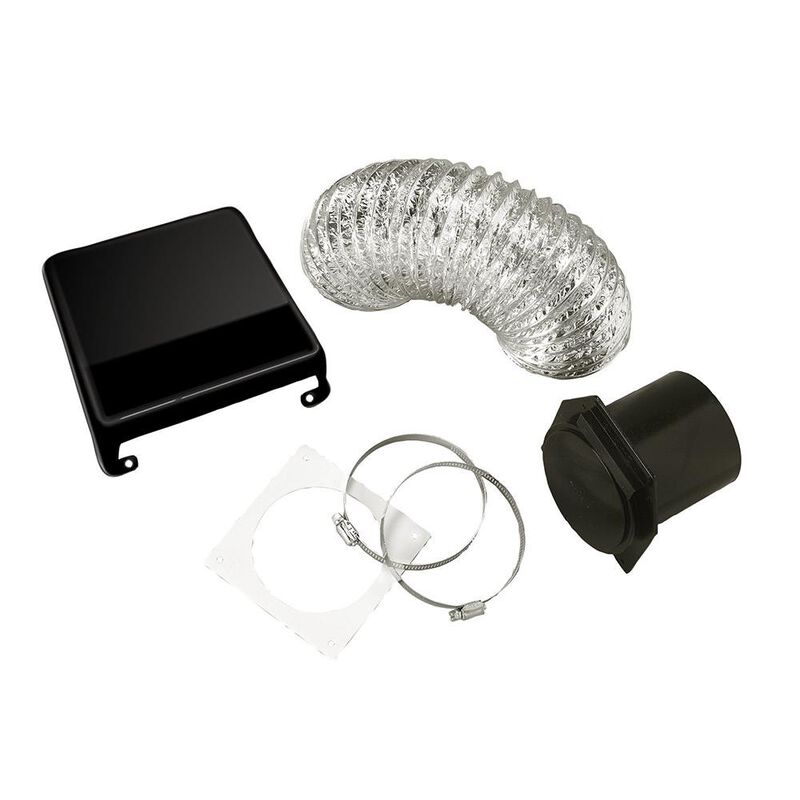 Splendide Dryer Vent Kit, Black image number 1