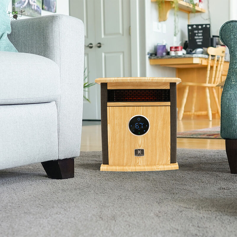 Heat Storm A-1500-ILODB 1500-Watt Deluxe Signature Design Cabinet Heater, Black image number 2