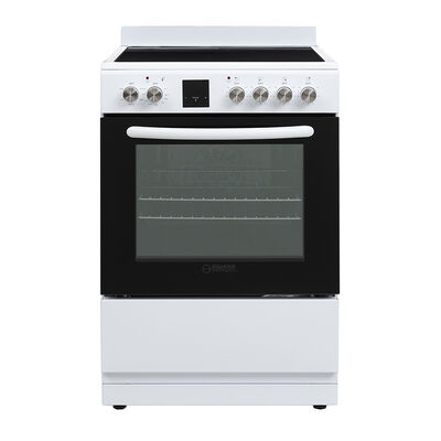 Equator 24" Electric Cooking Range with Convection Oven and Air Fryer, White