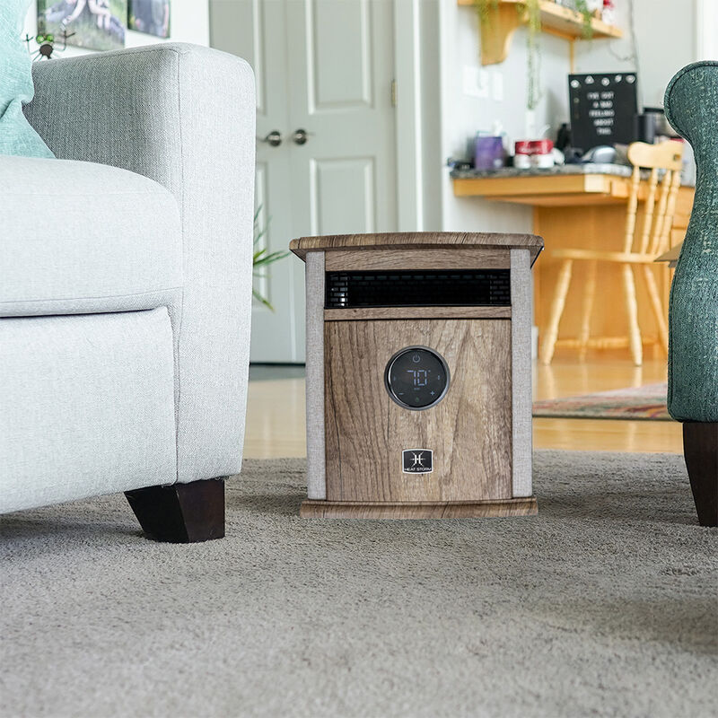 Heat Storm A-1500-ILODT 1500-Watt Deluxe Signature Design Cabinet Heater, Tan image number 2