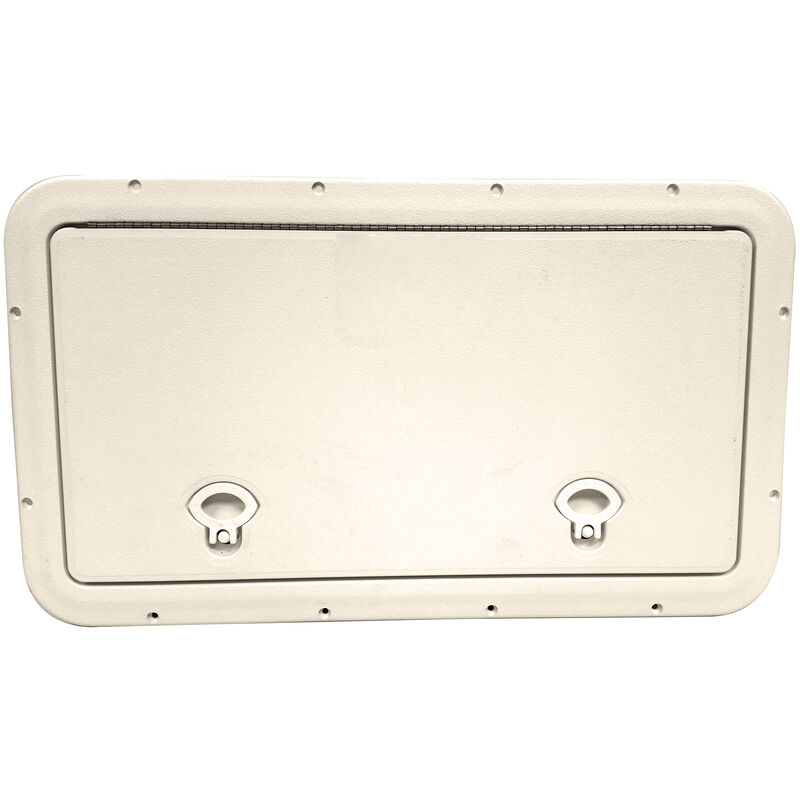 DPI Marine DPF Marine Creamy White Fulsh Series Hatch Door, 13" x 22-3/4" O.D. frame image number 1