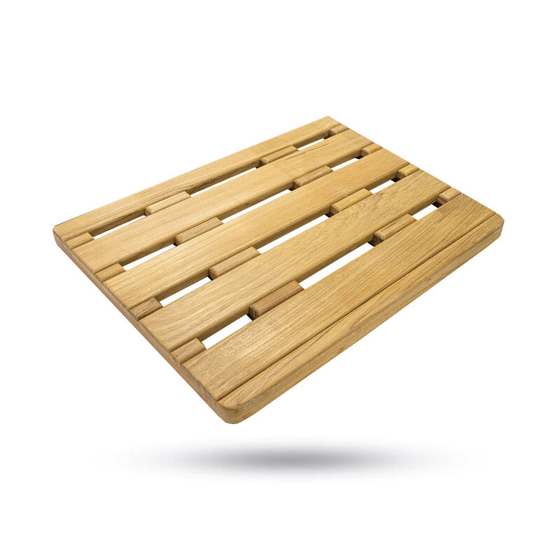 Whitecap Teak Swim Platform, 24"W (Back) x 22"W (Front) x 18"D image number 1