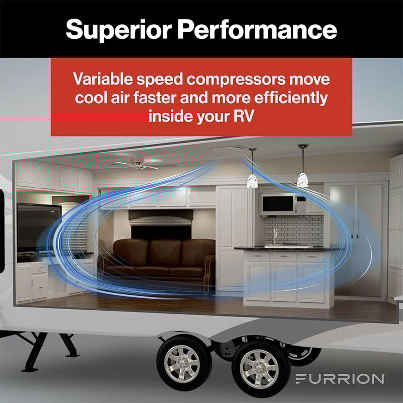 Furrion Chill Cube 18K Variable Speed RV Air Conditioner, Non-Ducted, Black image number 7