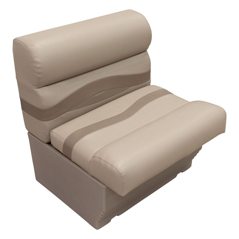 Wise Premier Pontoon 27" Wide Bench Seat with Mocha Base image number 1