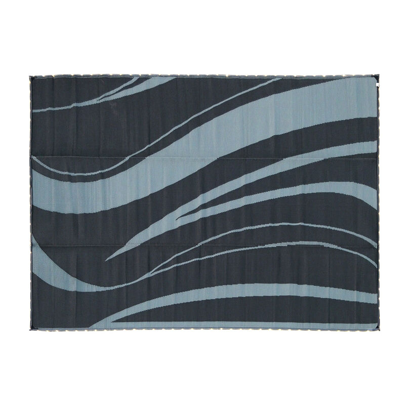 Venture Forward LED Illuminated RV Patio Mat w/ Carry Bag, Wave image number 1