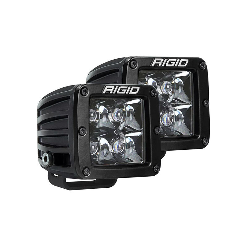 Rigid Lighting D-Series Pro Spot Driving/Fog Light, Midnight, Pair image number 1