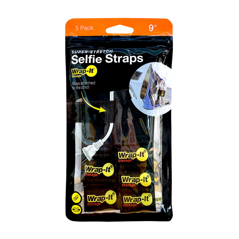 Wrap-It 9" Selfie Straps, 5-Pack image number 1