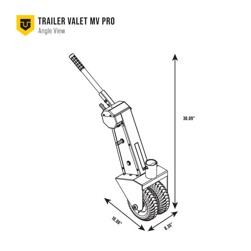 Trailer Valet MB Pro Drill-Powered Trailer Mover - 12,000 lbs image number 10