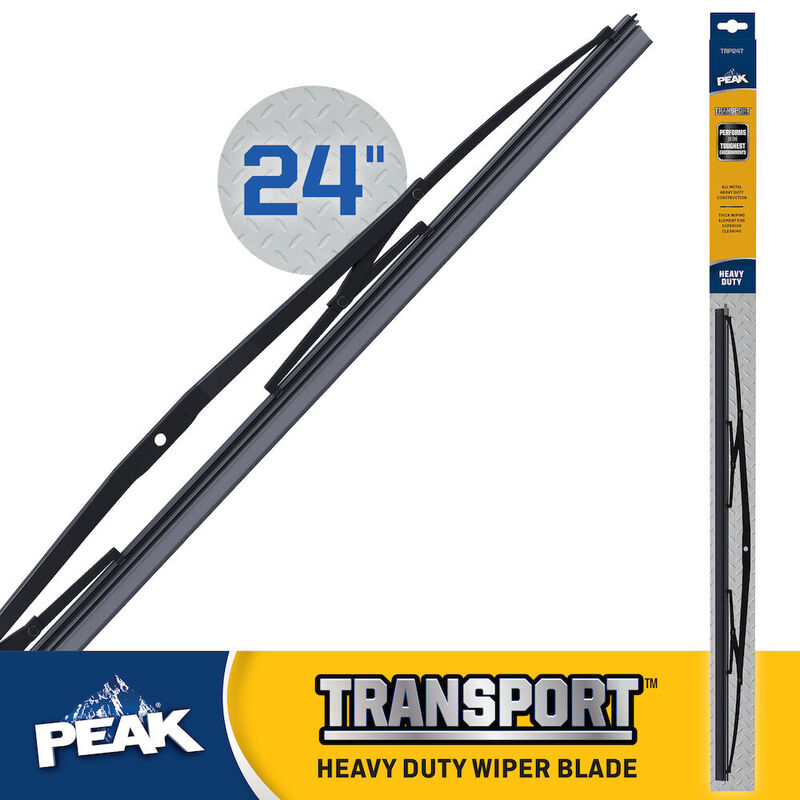 PEAK Transport 24" Windshield Wiper Blade, Wide Saddle Blade image number 2