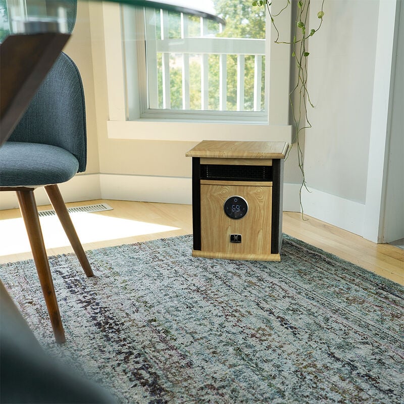 Heat Storm A-1500-ILODB 1500-Watt Deluxe Signature Design Cabinet Heater, Black image number 5