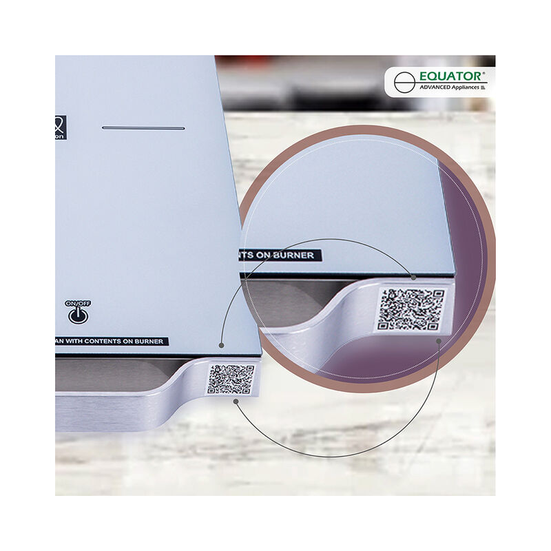 Equator PIC 100 Portable 11" Single-Burner Induction Cooktop with Handle, Silver image number 8