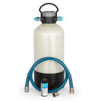 Camco TastePURE Portable Compact 4 GPM Hard Water Softener Kit with Carry Handle