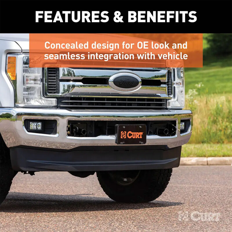 CURT 70137 Custom Tow Bar Base Plate, Select Ford F-250 image number 3