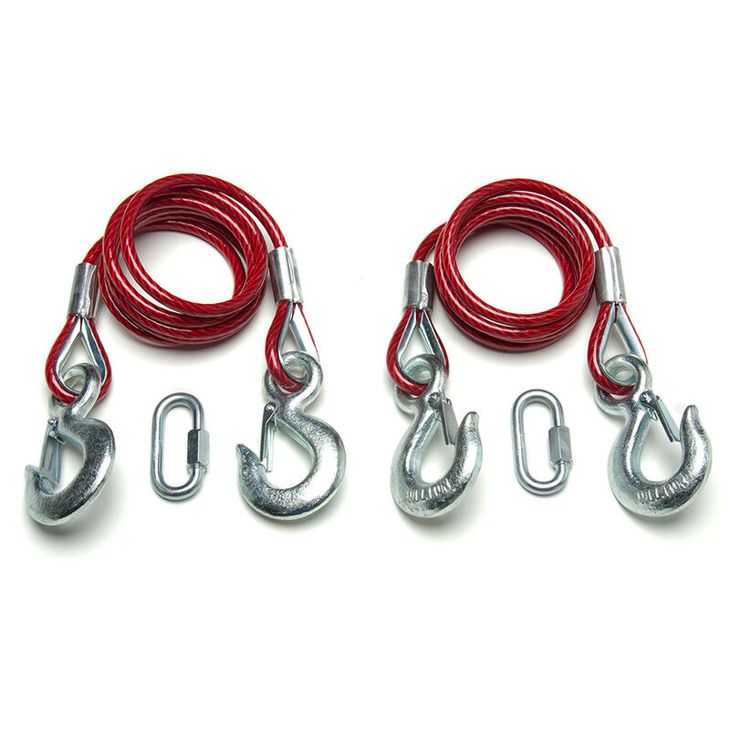 Roadmaster 653 Trailer Safety Cables, 10,000 lbs. image number 1