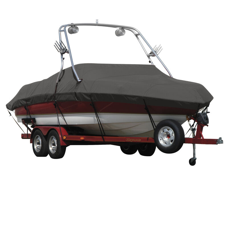 Sharkskin Cover For Mastercraft X-2 W/Zero Flex Flyer Tower Covers Teak Platform image number 1