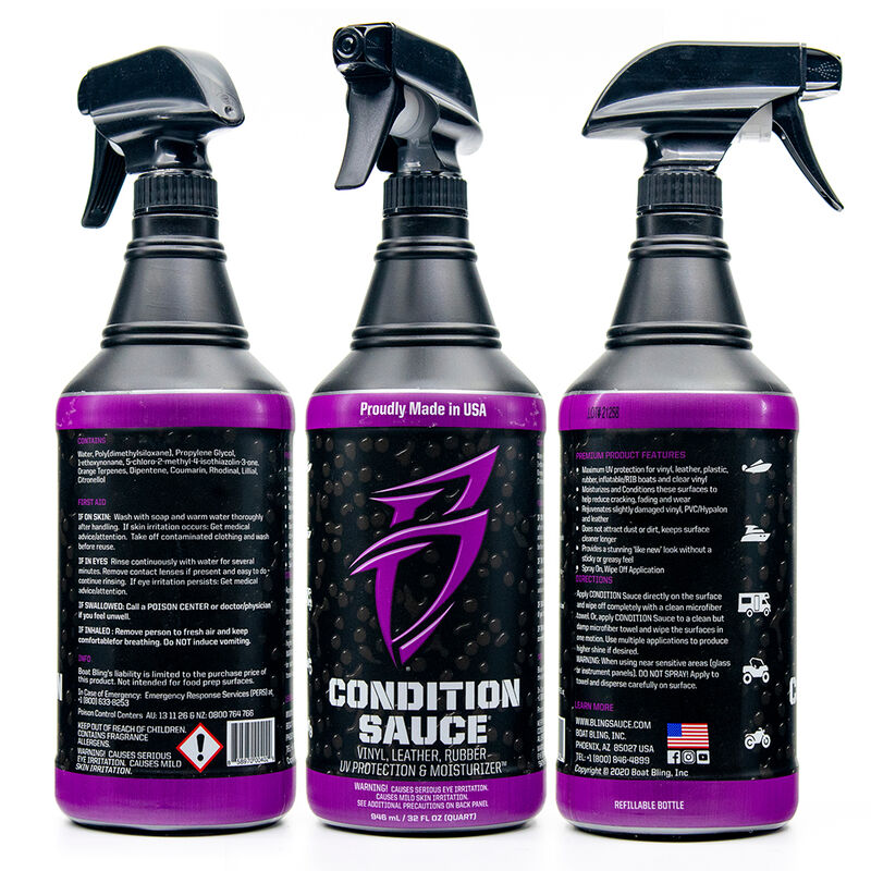 Condition Sauce - UV Protecting & Moisturizing Spray - Quart image number 2