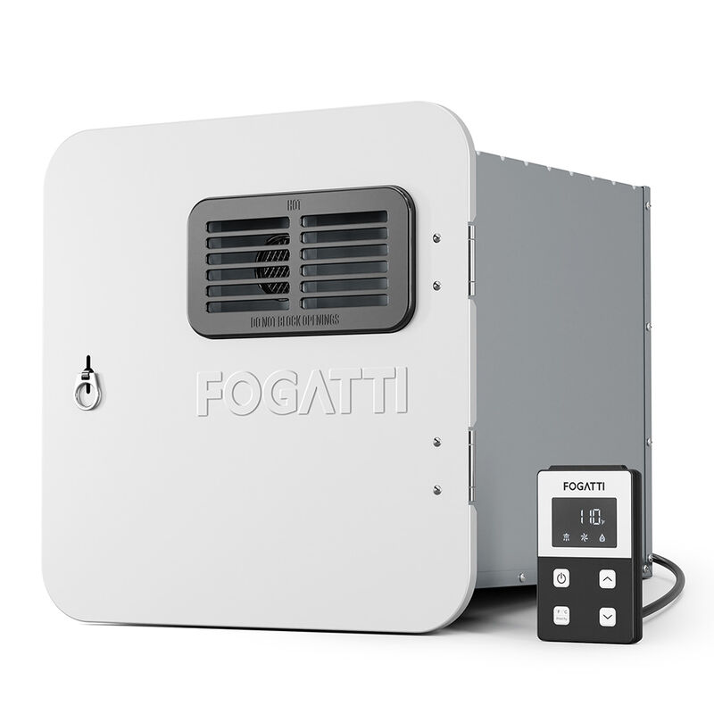 Fogatti InstaShower Ultra 66K BTU RV Water Heater w/ White Trim image number 1