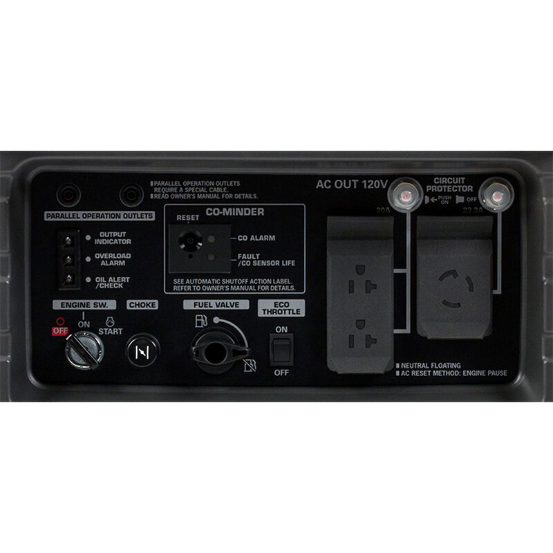 Honda EU3000iS 49-State Inverter Generator with CO-MINDER image number 9