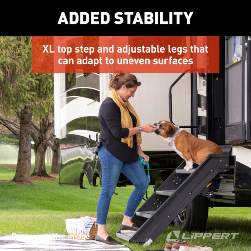 Lippert SolidStep RV Entry Triple 3-Step 26" System image number 6