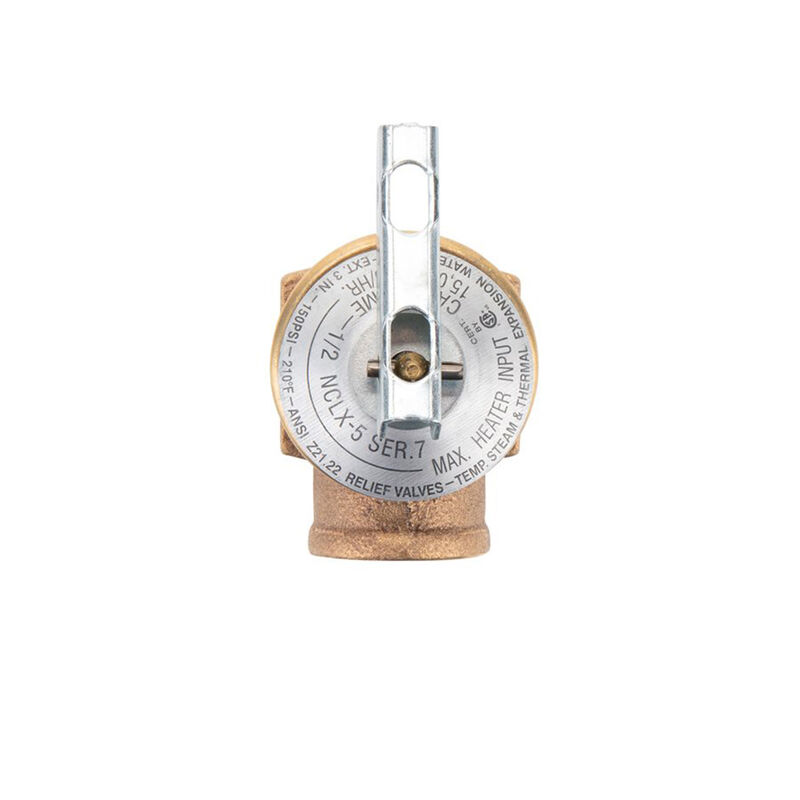 Camco Water Heater Temperature and Pressure Relief Valve, 1/2" Valve, 4" Probe, 150 PSI image number 2
