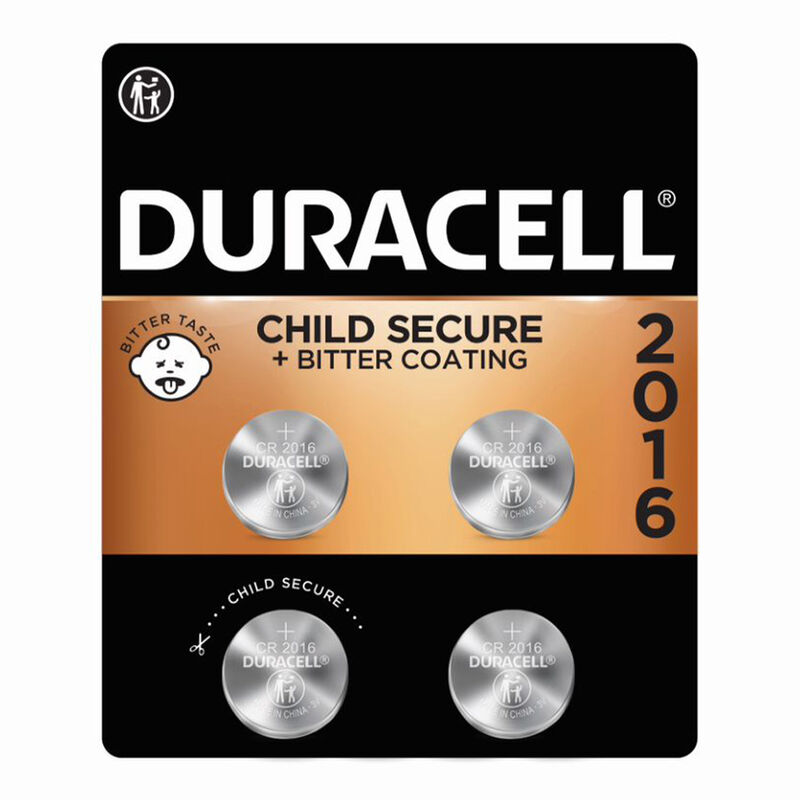 Duracell Lithium 2016 Coin Batteries, 4-Pack image number 1