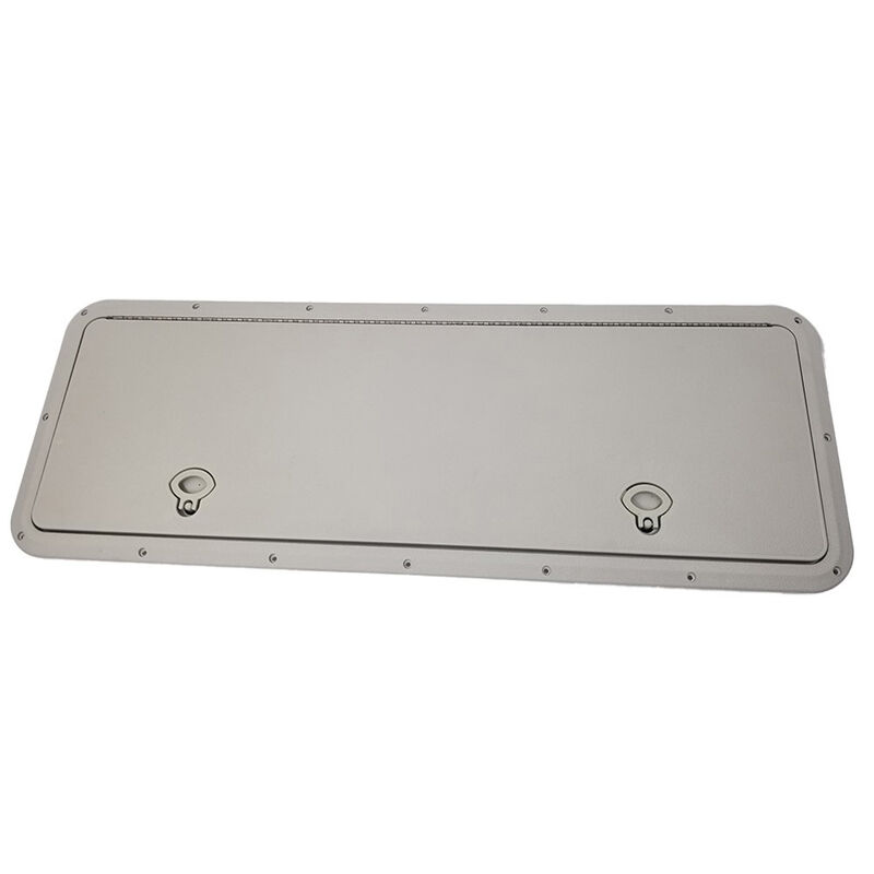 DPI 13" x 30" Flush Series Hatch, Auster Light Gray image number 1