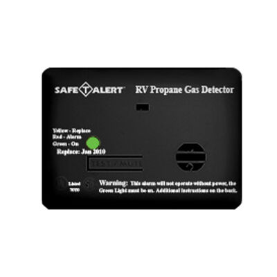 Safe T Alert 20 Series Mini Propane / LP Gas Detector, Surface Mount, Black