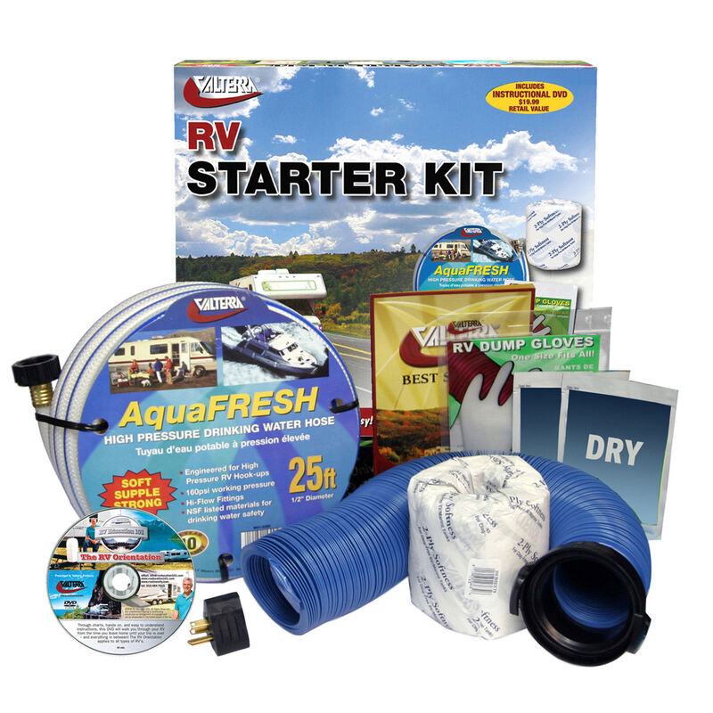 Valterra RV Starter Kit, Standard Motorhome, with DVD image number 1