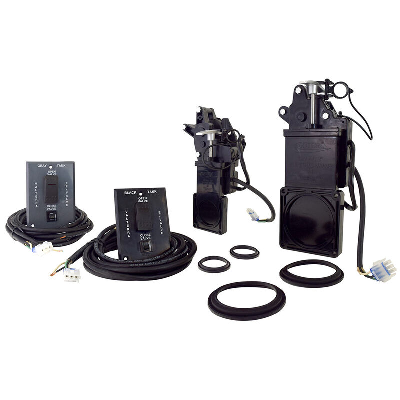 E-Valve Electric Waste Valve System with 2 Switches, 1-1/2" and 3", No Fittings image number 1