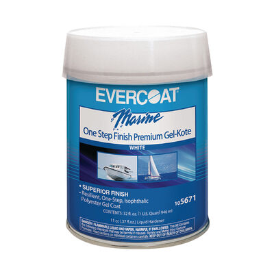 Evercoat Marine One-Step Premium Gel Kote, Quart