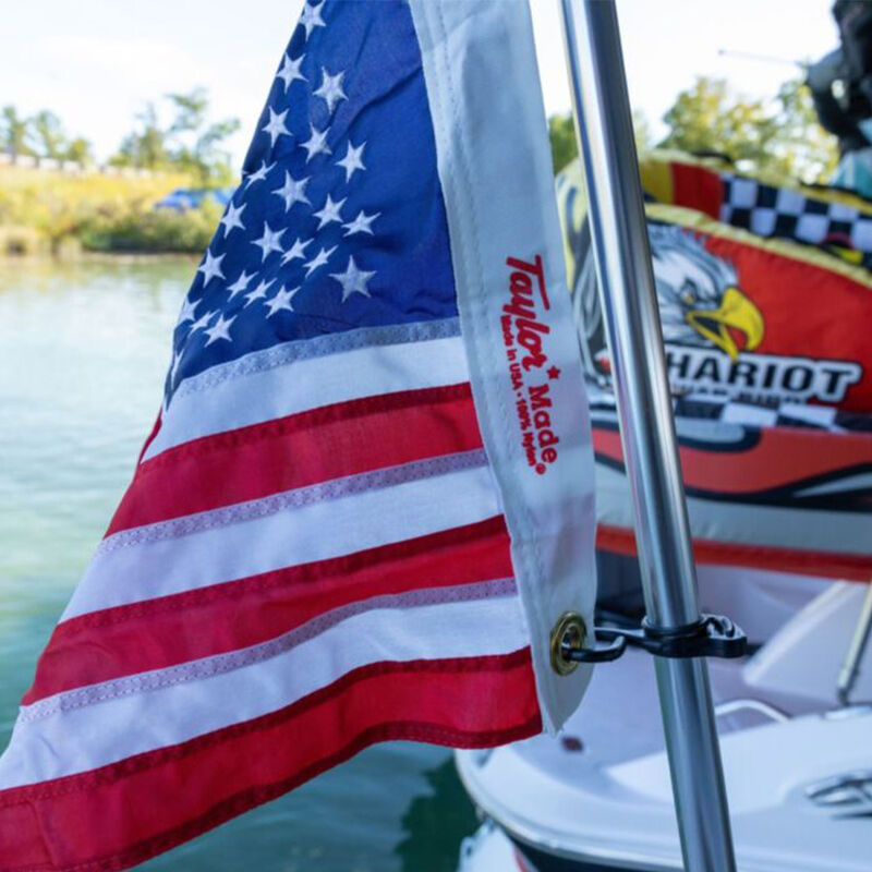 Taylor Made 15" Stainless Steel Flag Pole with Rail Mount (Flag sold separately) image number 9