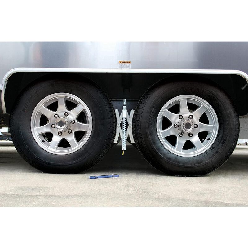 EazLift - 10" Wheel Stop w/Wrench and Lock, Metal image number 2